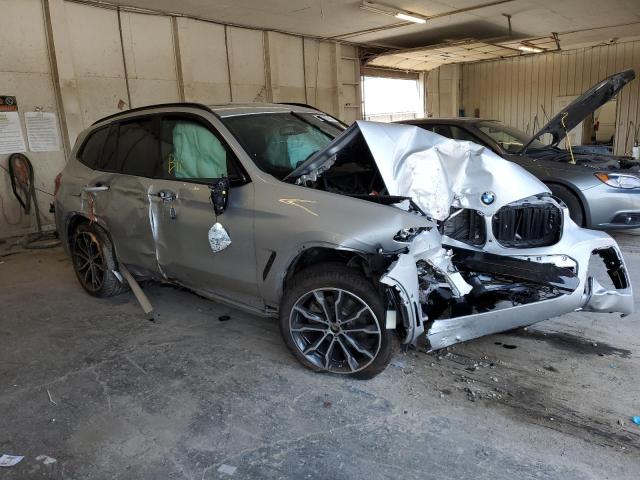 5UXTY5C08M9F31724 - 2021 BMW X3 XDRIVE30I SILVER photo 4