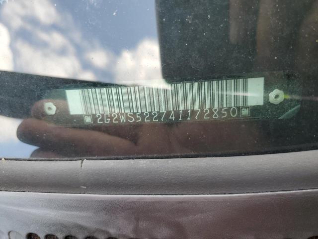 2G2WS522741172850 - 2004 PONTIAC GRAND PRIX GT2 მწვანე ფოტო 13