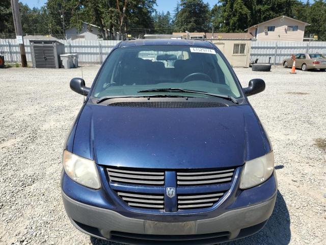 1D4GP25R05B395017 - 2005 DODGE CARAVAN SE BLUE photo 5