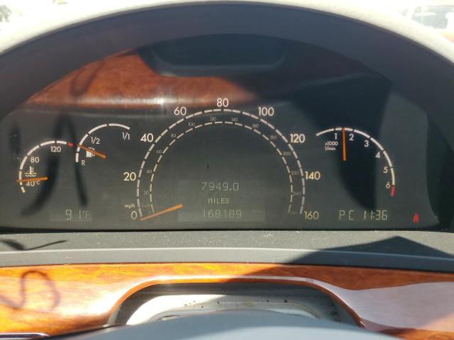 WDBNG83J43A344741 - 2003 MERCEDES-BENZ S 430 4MATIC SILVER photo 9