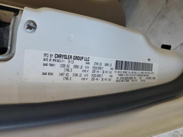 2C4RC1BG5ER165568 - 2014 CHRYSLER TOWN & COU TOURING Ağ foto 13