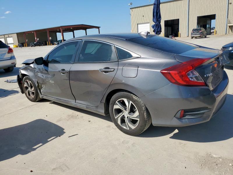 2HGFC2F77JH545452 - 2018 HONDA CIVIC EX رمادي صورة 2