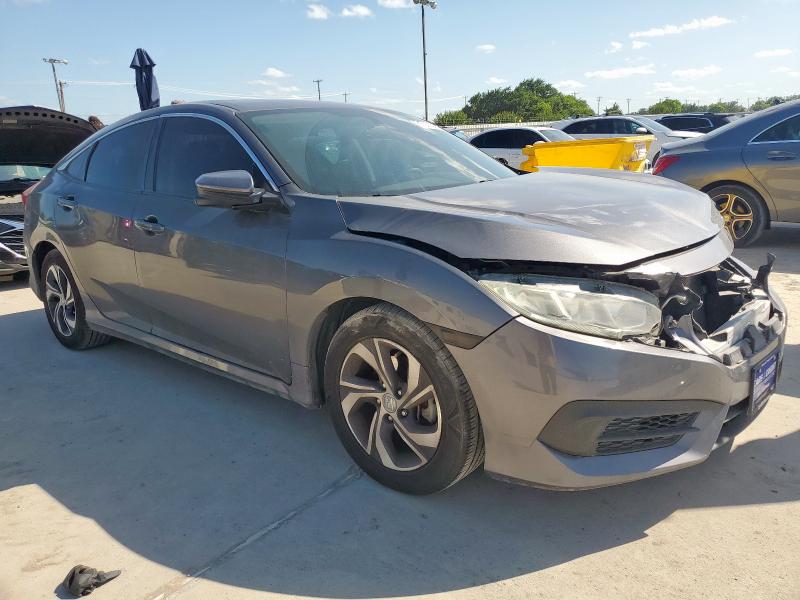 2HGFC2F77JH545452 - 2018 HONDA CIVIC EX رمادي صورة 4