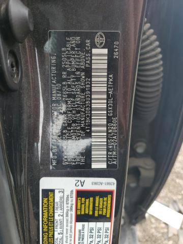 4T1BK3DB3BU391832 - 2011 TOYOTA AVALON BASE أسود صورة 13