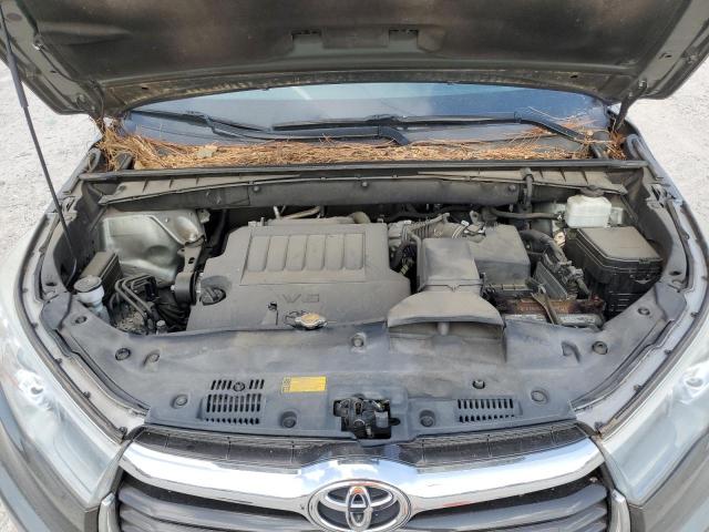 5TDKKRFHXFS053511 - 2015 TOYOTA HIGHLANDER XLE Մոխրագույն լուսանկար 11