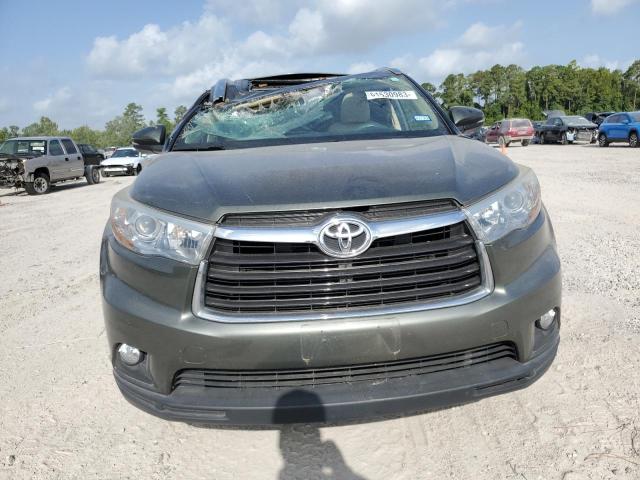 5TDKKRFHXFS053511 - 2015 TOYOTA HIGHLANDER XLE Մոխրագույն լուսանկար 5