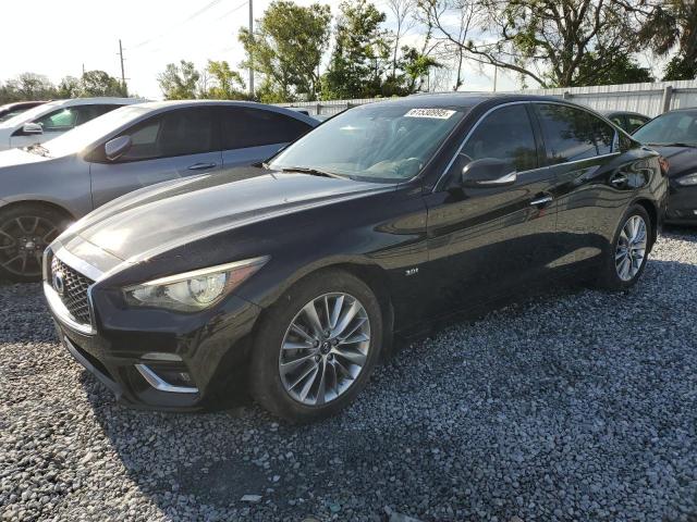 JN1EV7AP4JM350109 - 2018 INFINITI Q50 LUXE 黑色 照片 1