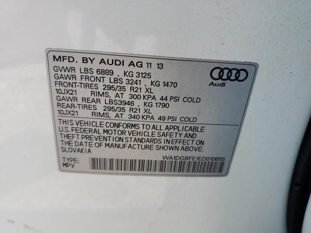 WA1DGBFE1ED010655 - 2014 AUDI Q7 PRESTIGE WHITE photo 12