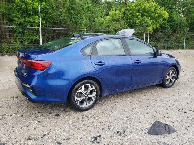 3KPF24AD7LE255561 - 2020 KIA FORTE FE BLUE photo 3