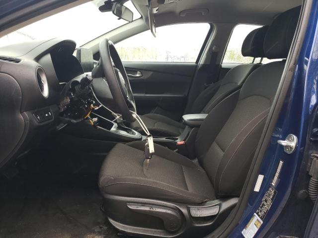 3KPF24AD7LE255561 - 2020 KIA FORTE FE BLUE photo 7