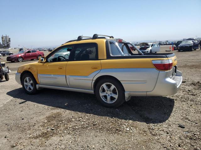 4S4BT61C436102183 - 2003 SUBARU BAJA YELLOW photo 2