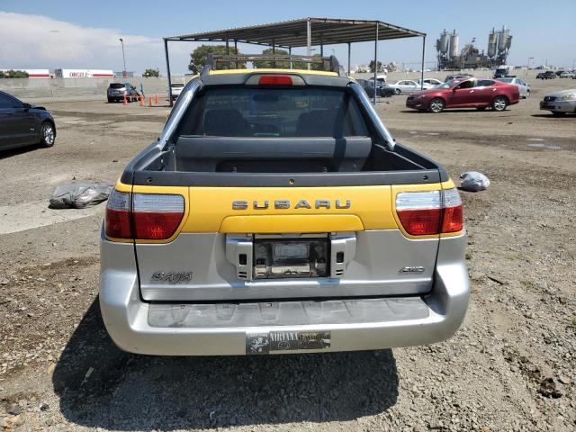 4S4BT61C436102183 - 2003 SUBARU BAJA YELLOW photo 6