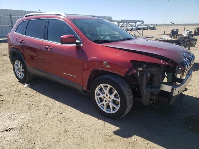 1C4PJLCBXFW596301 - 2015 JEEP CHEROKEE LATITUDE BURGUNDY photo 4