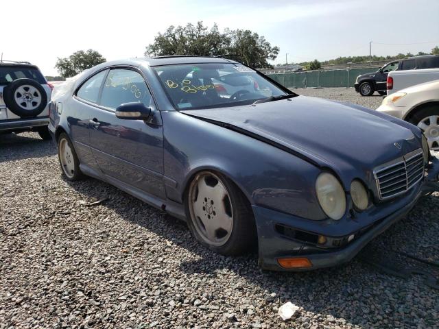 WDBLJ74G21F180136 - 2001 MERCEDES-BENZ CLK 55 AMG BLUE photo 4