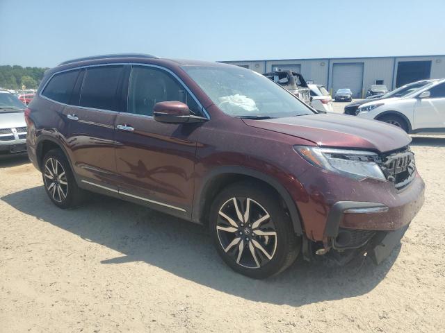 5FNYF6H04NB094837 - 2022 HONDA PILOT ELITE MAROON photo 4