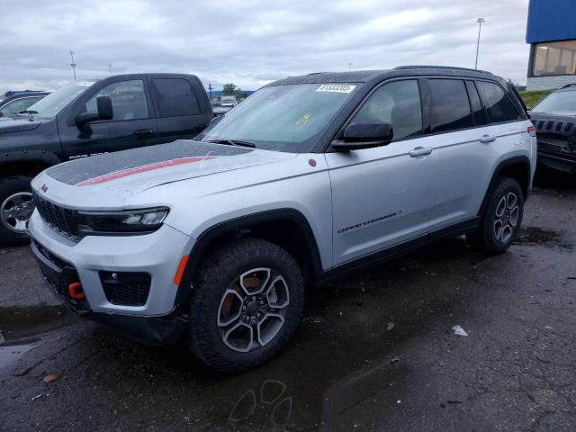 1C4RJHCG0N8574411 - 2022 JEEP GRAND CHER TRAILHAWK SILVER photo 1