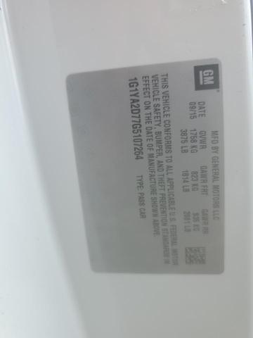 1G1YA2D77G5107264 - 2016 CHEVROLET CORVETTE STINGRAY 1LT WHITE photo 12