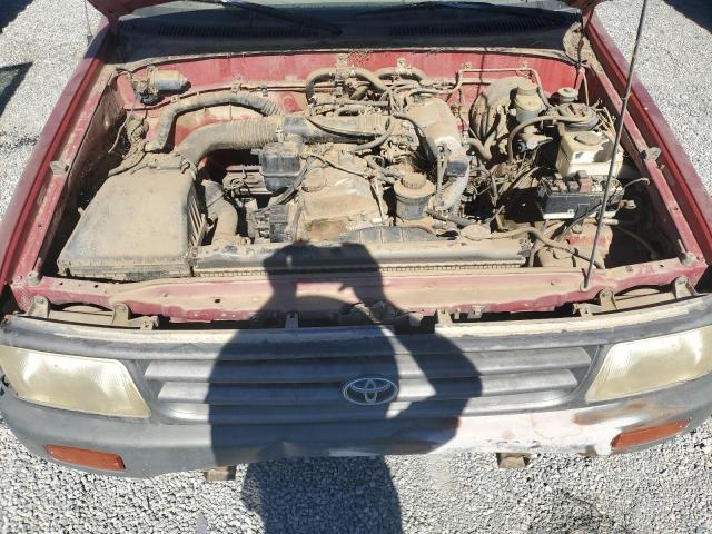 JT4JM11D9T0010756 - 1996 TOYOTA T100 BURGUNDY photo 11