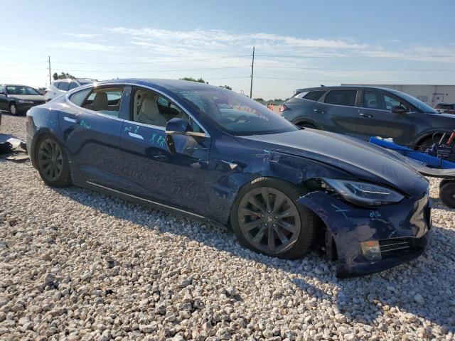 5YJSA1E2XJF283807 - 2018 TESLA MODEL S BLUE photo 4