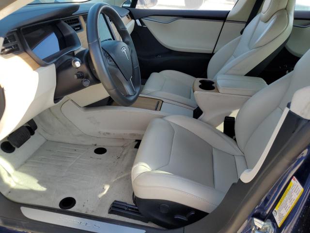 5YJSA1E2XJF283807 - 2018 TESLA MODEL S 蓝色 照片 7