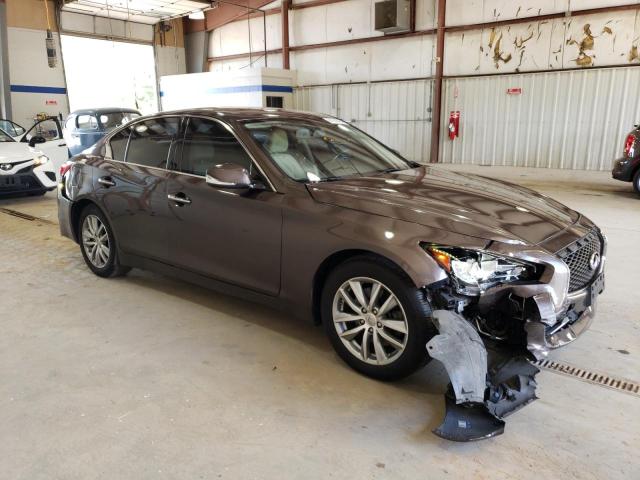 JN1BV7AR7FM418480 - 2015 INFINITI Q50 BASE BROWN photo 4