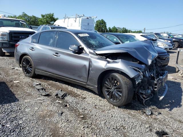JN1EV7AR5JM610602 - 2018 INFINITI Q50 LUXE GRAY photo 4