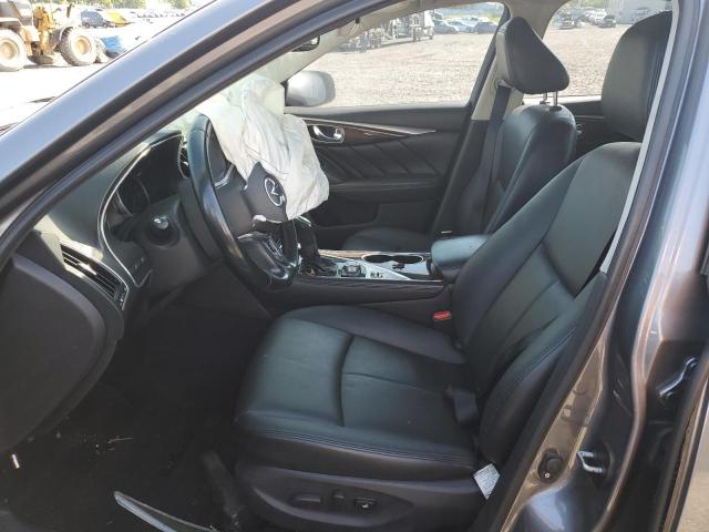 JN1EV7AR5JM610602 - 2018 INFINITI Q50 LUXE GRAY photo 7