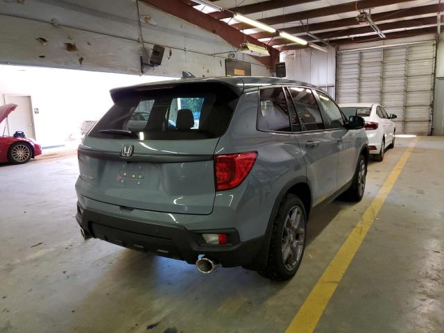 5FNYF7H54NB000537 - 2022 HONDA PASSPORT EXL GRAY photo 4
