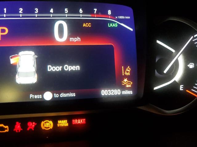 5FNYF7H54NB000537 - 2022 HONDA PASSPORT EXL GRAY photo 8