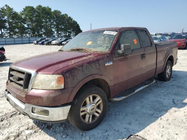 1FTPX12564KD95403 - 2004 FORD F150 BURGUNDY photo 1