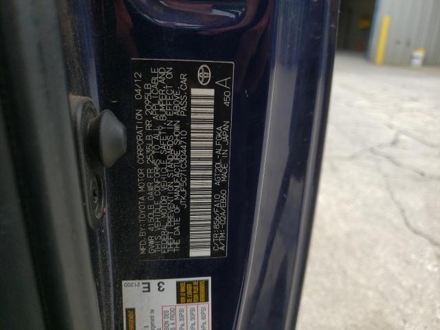 JTKJF5C71C3044710 - 2012 TOYOTA SCION TC 蓝色 照片 12