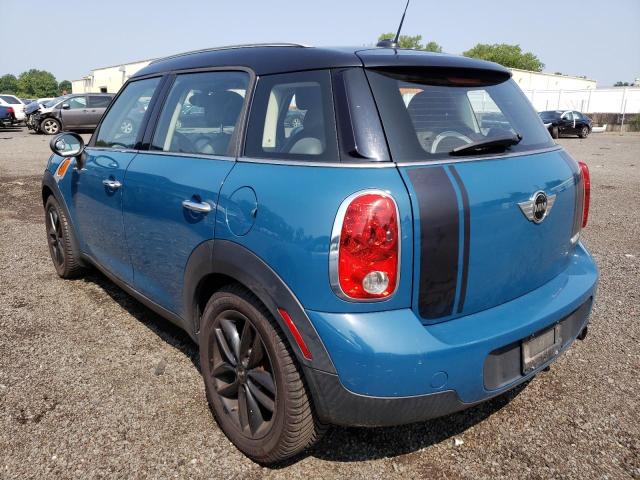 WMWZB3C58CWM30898 - 2012 MINI COOPER COUNTRYMAN BLUE photo 2