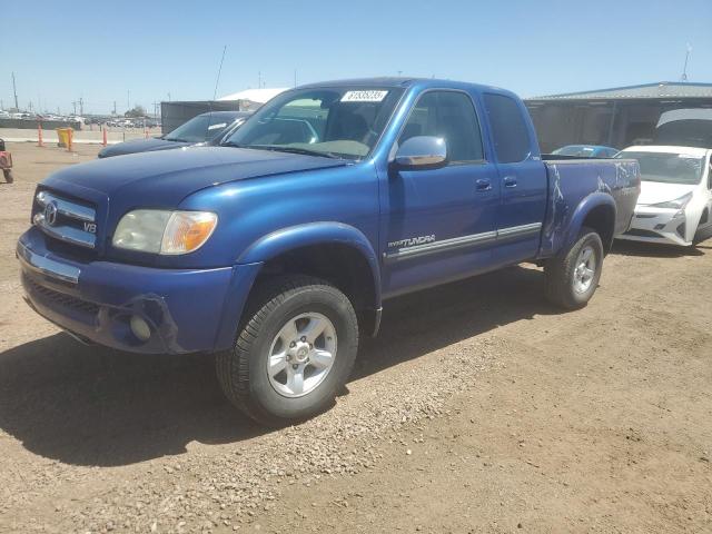 5TBBT44175S469352 - 2005 TOYOTA TUNDRA ACCESS CAB SR5 BLUE photo 1