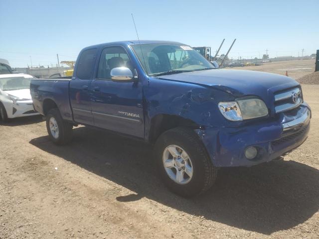 5TBBT44175S469352 - 2005 TOYOTA TUNDRA ACCESS CAB SR5 BLUE photo 4
