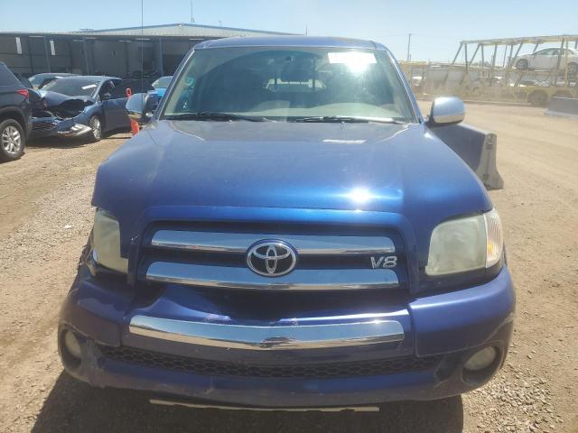5TBBT44175S469352 - 2005 TOYOTA TUNDRA ACCESS CAB SR5 BLUE photo 5