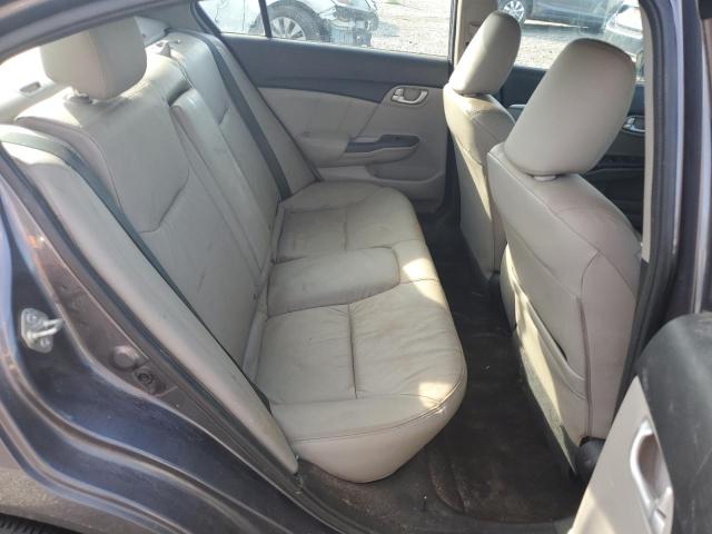 19XFB2F95EE068167 - 2014 HONDA CIVIC EXL GRAY photo 10