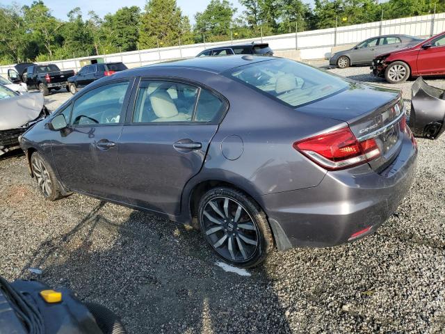 19XFB2F95EE068167 - 2014 HONDA CIVIC EXL GRAY photo 2