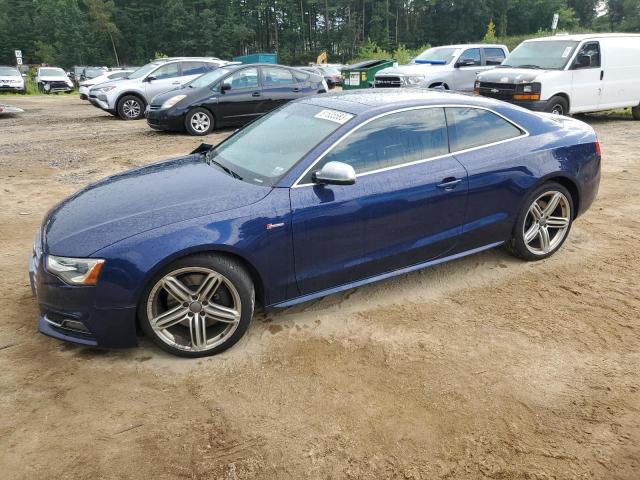 WAUCGAFR7EA033001 - 2014 AUDI S5 PREMIUM PLUS BLUE photo 1