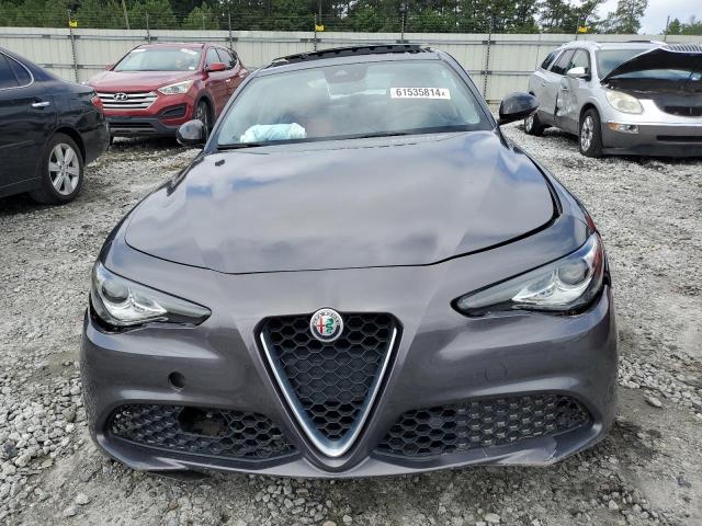 ZARFAEBN0H7556430 - 2017 ALFA ROMEO GIULIA GRAY photo 5