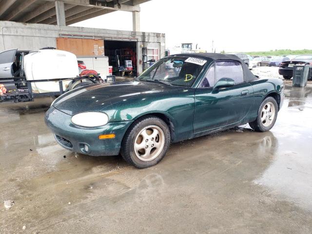 JM1NB3538Y0141723 - 2000 MAZDA MX-5 MIATA BASE GREEN photo 1
