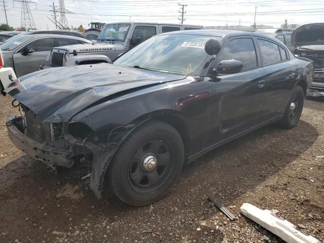 2B3CL1CG5BH600256 - 2011 DODGE CHARGER POLICE BLACK photo 1