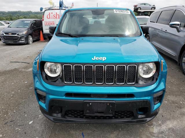 ZACNJAAB5LPL86337 - 2020 JEEP RENEGADE SPORT TURQUOISE photo 5