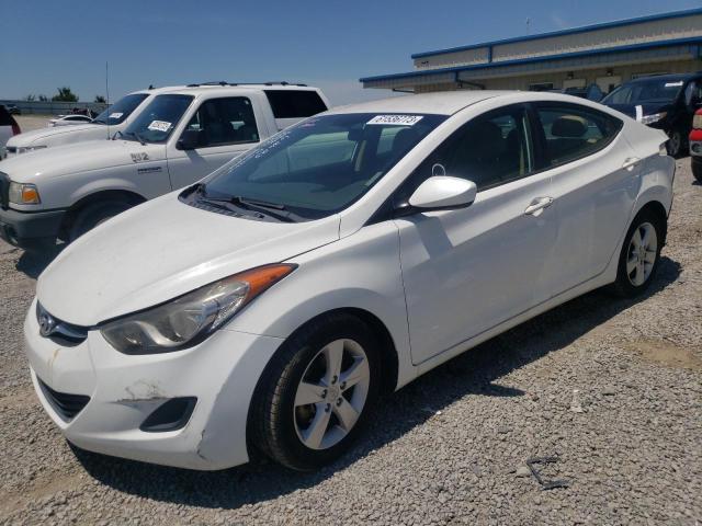 5NPDH4AEXDH329602 - 2013 HYUNDAI ELANTRA GLS WHITE photo 1