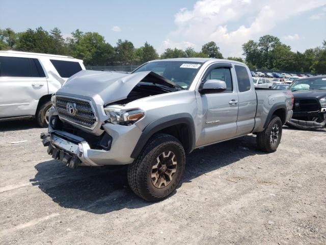 5TFSZ5AN6HX082633 - 2017 TOYOTA TACOMA ACCESS CAB ვერცხლისფერი ფოტო 1