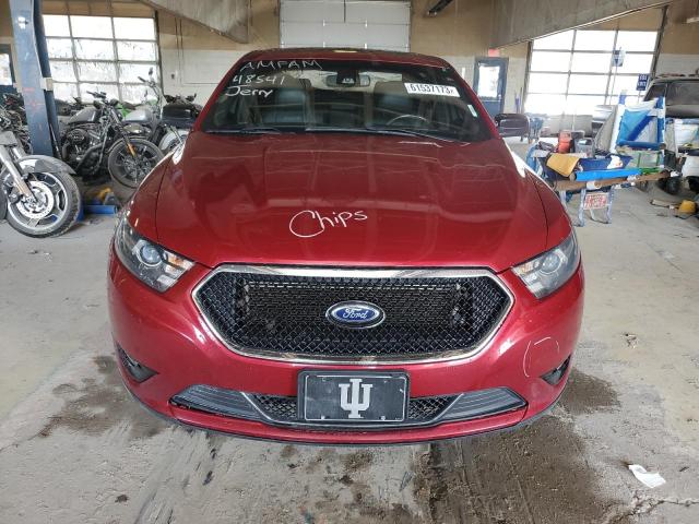 1FAHP2KT2DG149997 - 2013 FORD TAURUS SHO RED photo 5