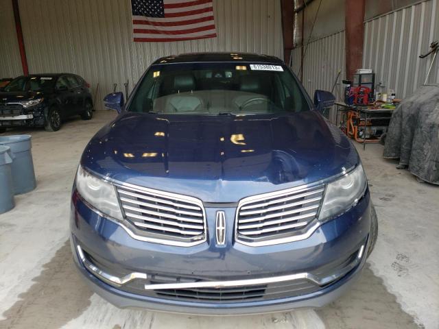 2LMPJ8KR9HBL40540 - 2017 LINCOLN MKX SELECT BLUE photo 5