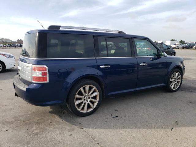 2FMGK5DC0CBD12120 - 2012 FORD FLEX LIMITED BLUE photo 3