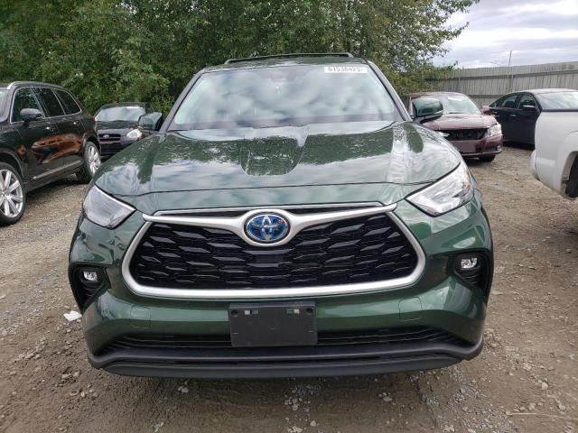 5TDBBRCHXPS565100 - 2023 TOYOTA HIGHLANDER HYBRID LE GREEN photo 5