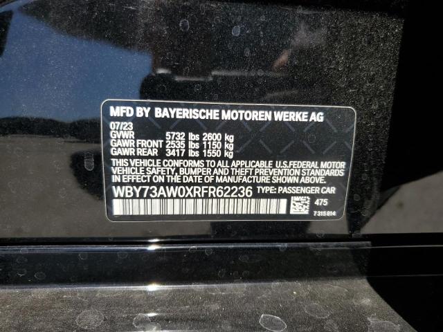 WBY73AW0XRFR62236 - 2024 BMW I4 EDRIVE 40 BLACK photo 13