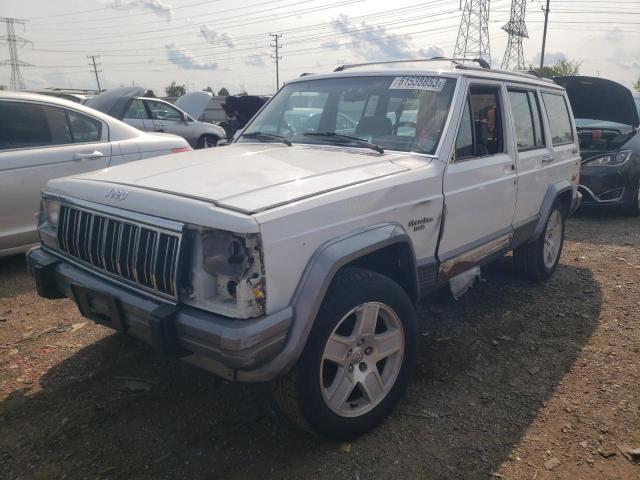 1J4FJ58S9ML628079 - 1991 JEEP CHEROKEE LAREDO WHITE photo 1